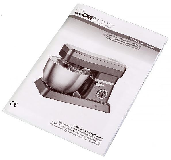 Кухонный комбайн (планетарный миксер) Clatronic KM 3630