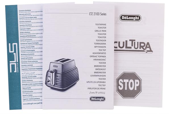 тостер DeLonghi Scultura CTZ 2103