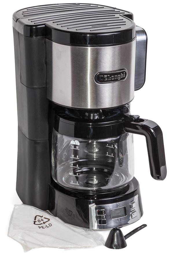 капельные кофеварки Smile KA 783, DeLonghi ICM 15250 и Kenwood CM041