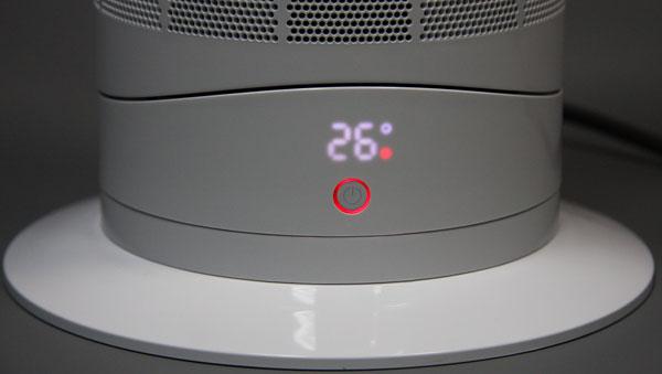 Тепловентилятор Dyson AM09 Hot + Cool, индикатор Тепловентилятор Dyson AM09 Hot + Cool, индикатор