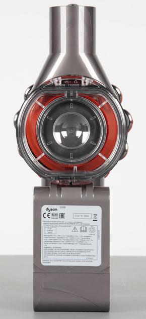 Пылесос Dyson V6 Total Clean, вид снизу Пылесос Dyson V6 Total Clean, вид снизу