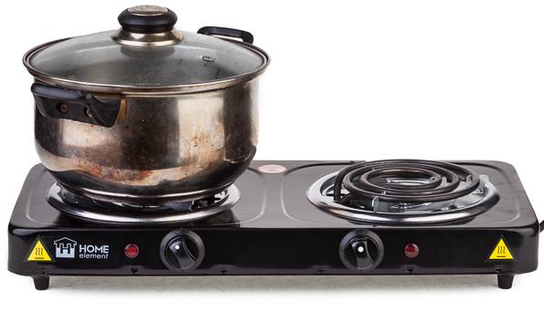 Двухконфорочная электрическая плитка Home Element HE-HP702