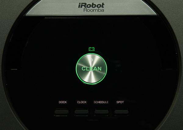 робот-пылесос iRobot Roomba 870, контрольная панель