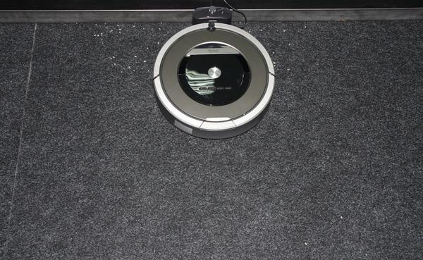 робот-пылесос iRobot Roomba 870, тест уборки