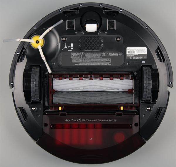 Робот-пылесос iRobot Roomba 880, вид снизу Робот-пылесос iRobot Roomba 880, вид снизу