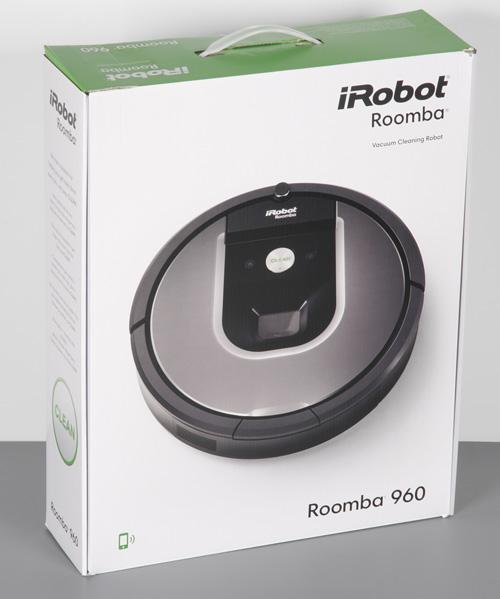 робот-пылесос iRobot Roomba 960, коробка робот-пылесос iRobot Roomba 960, коробка