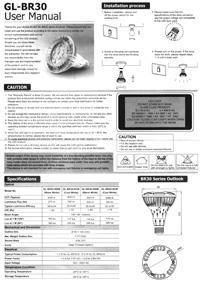 GlacialLight GL-BR30-9CW GlacialLight GL-BR30-9CW