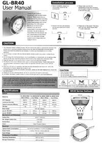 GlacialLight GL-BR40-9CW GlacialLight GL-BR40-9CW