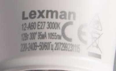 Lexman 12-A60 E27/30 R