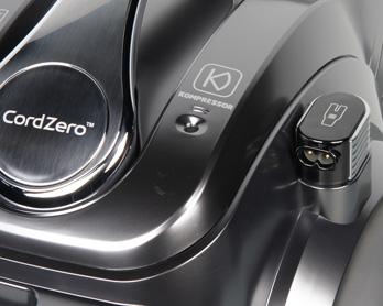 Пылесос LG CordZero Power (VK89000HQ), разъем для подключения кабеля сетевого питания