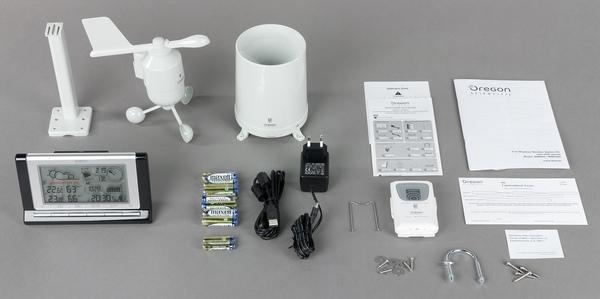 Комплект поставки Oregon Scientific WMR89 Комплект поставки Oregon Scientific WMR89
