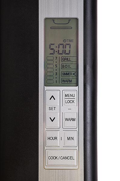 Индукционная плита с грилем Oursson IG1200B/BL