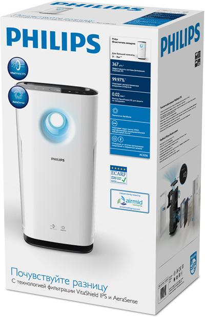 Очиститель воздуха Philips AC3256, коробка