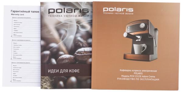 Рожковая кофеварка Polaris PCM 1515E