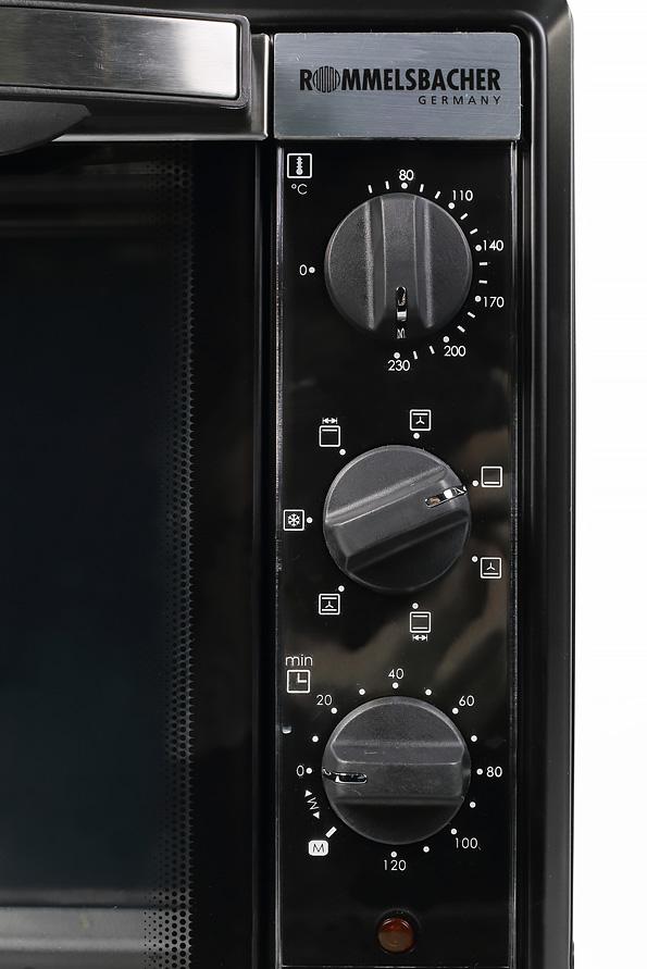 Компактная электрическая духовка Rommelsbacher BG 1550 с грилем и конвекцией