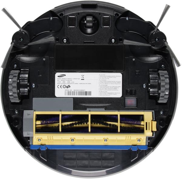 Робот-пылесос Samsung Navibot S Pop-Out (SR10F71UB), вид снизу Робот-пылесос Samsung Navibot S Pop-Out (SR10F71UB), вид снизу