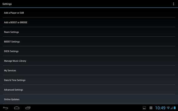 Программное обеспечение Sonos Controller в Android Программное обеспечение Sonos Controller в Android