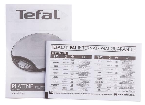 кухонные весы Tefal Platine BC1500V0