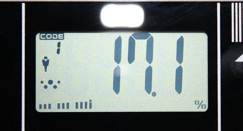 Напольные весы Unit UBS-2056. Дисплей