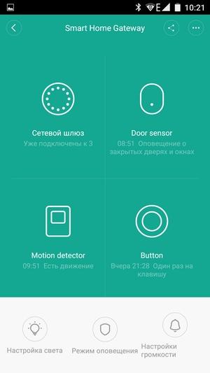 Программа Xiaomi Smart Home