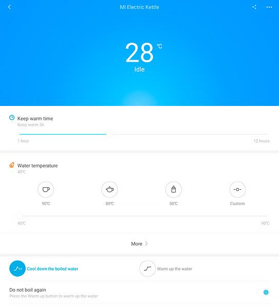 Электрический чайник с управлением по Bluetooth Xiaomi MiJia Smart Kettle