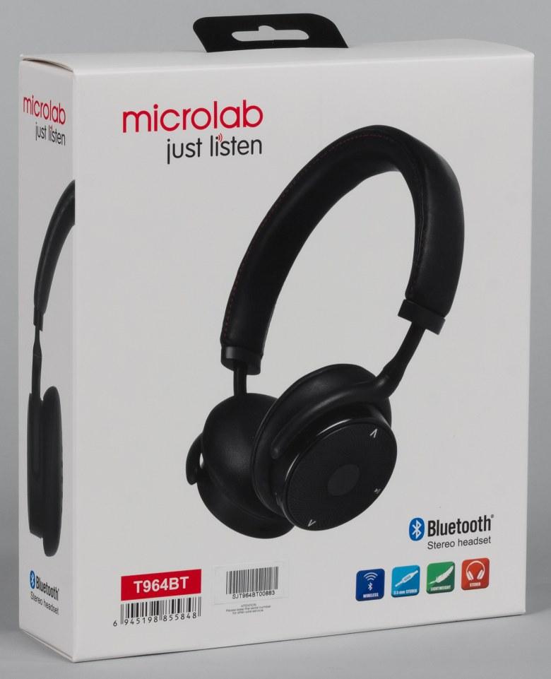 Беспроводные наушники с микрофоном Microlab T964BT:, фото 2