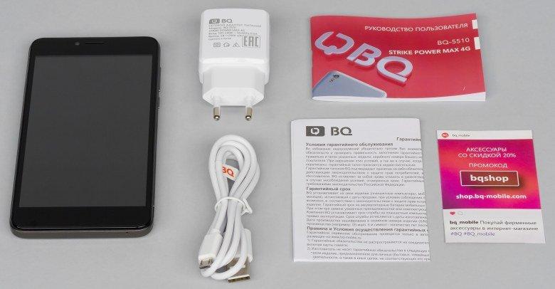 Смартфон BQ-5510 Strike Power Max 4G:, фото 3