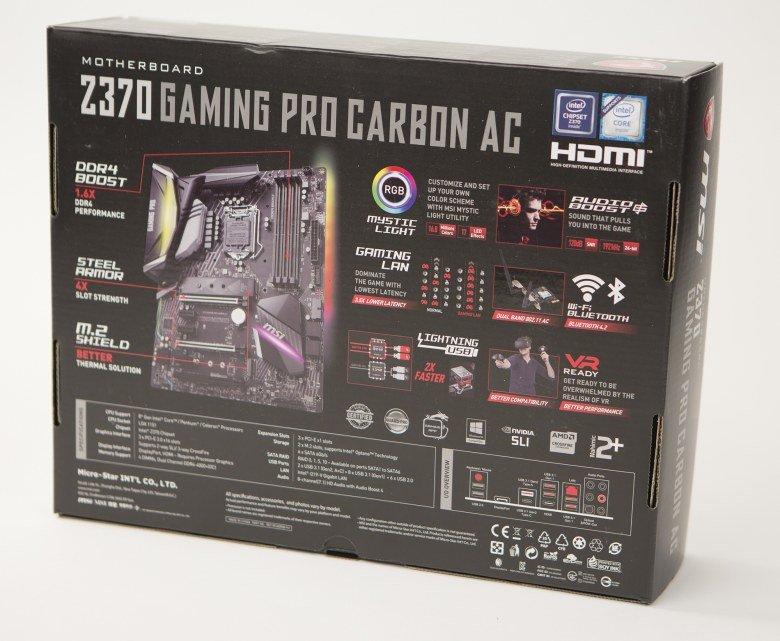 Материнская плата MSI Z370 Gaming Pro Carbon AC:, фото 2