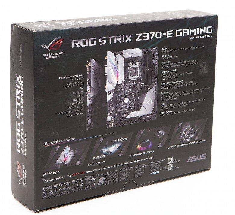 Материнская плата Asus ROG Strix Z370-E Gaming:, фото 3
