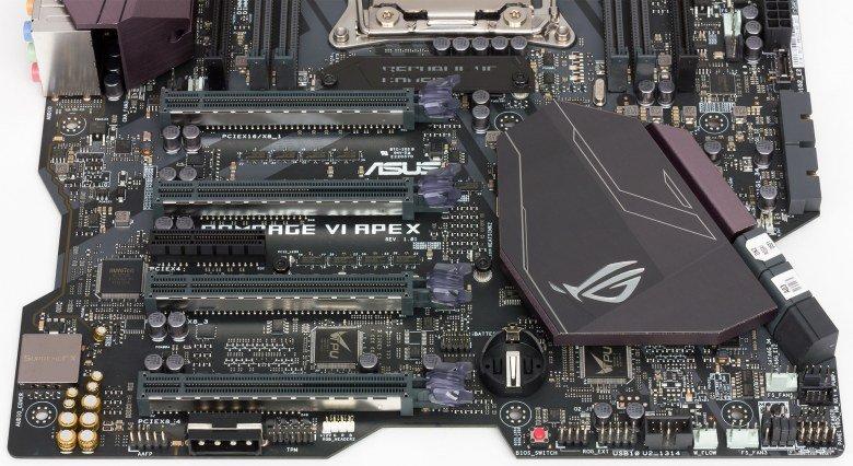 Материнская плата Asus ROG Rampage VI Apex на чипсете Intel X299:, фото 8