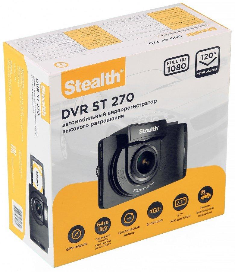 Автомобильный видеорегистратор с GPS Stealth DVR ST 270:, фото 2