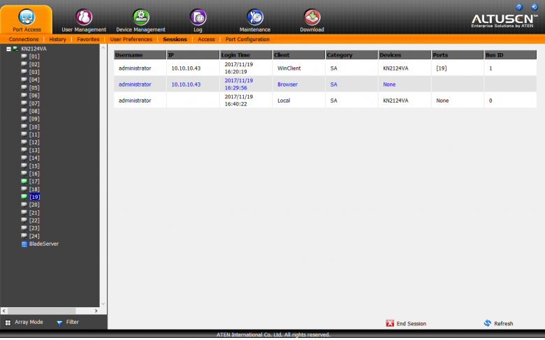 IP KVM Aten KN2124VA:, фото 19