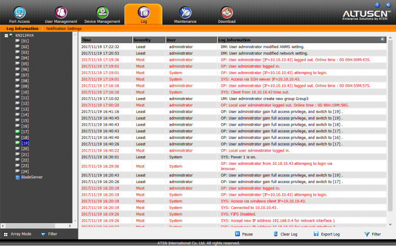 IP KVM Aten KN2124VA:, фото 28