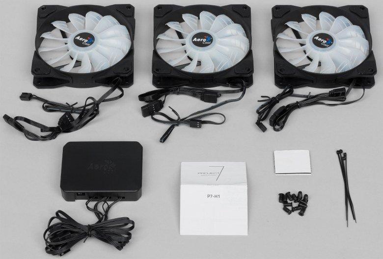 Комплект вентиляторов Aerocool P7-F12 Pro:, фото 5