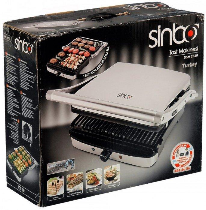 Недорогой тостер-гриль Sinbo SSM 2530 с несъемными жарочными панелями:, фото 2