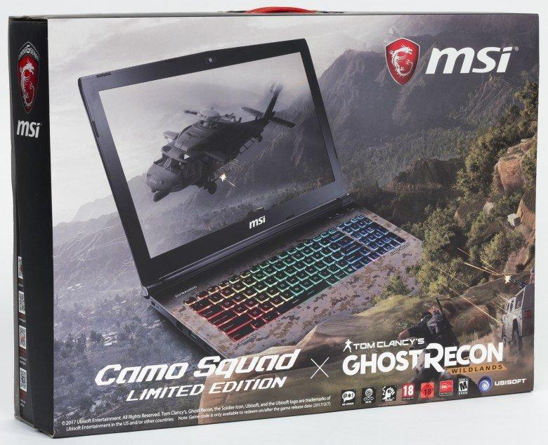 Игровой ноутбук MSI GE62VR 7RF Camo Squad Limited Edition:, фото 2