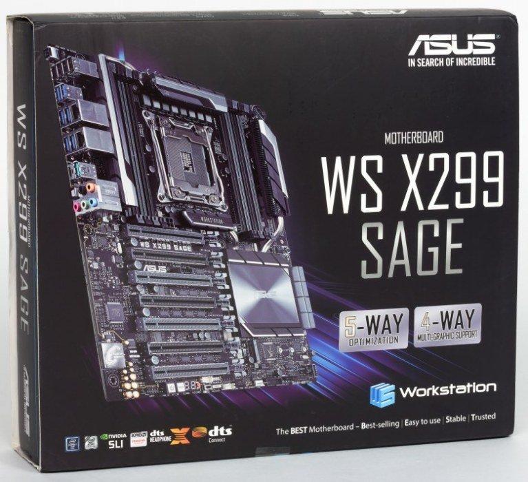 Материнская плата для рабочих станций Asus WS X299 Sage на чипсете Intel X299:, фото 2