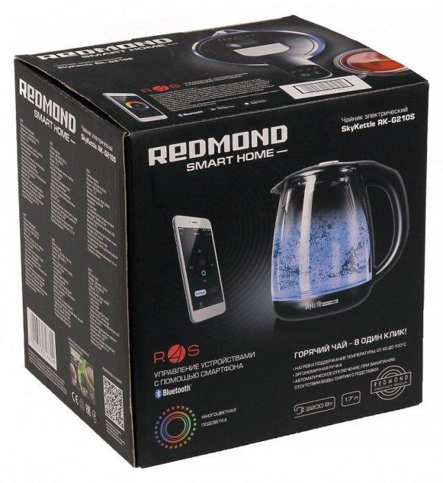 Электрический чайник Redmond RK-G210S с управлением со смартфона:, фото 2