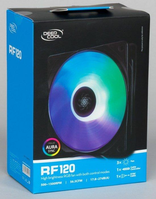 Комплект вентиляторов Deepcool RF 120 — 3 in 1:, фото 1