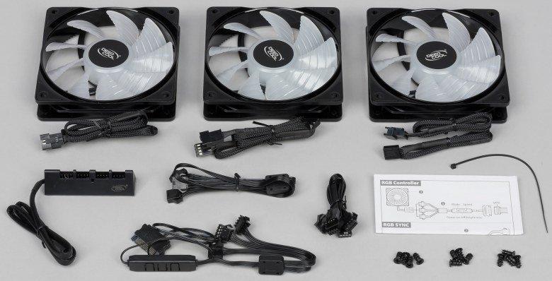 Комплект вентиляторов Deepcool RF 120 — 3 in 1:, фото 7
