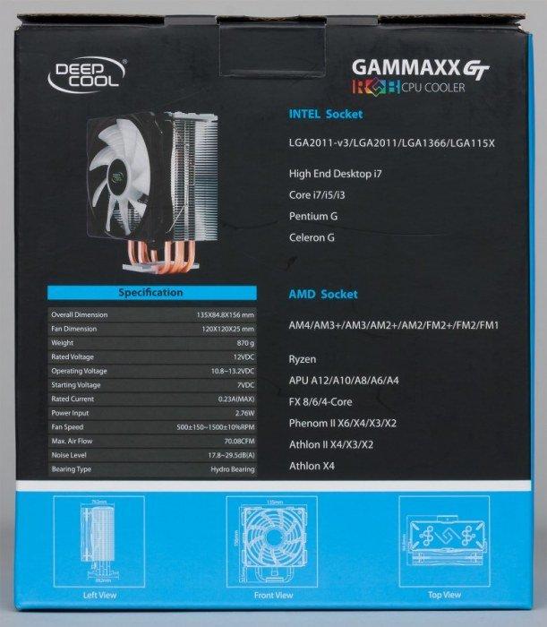 Процессорный охладитель Deepcool Gammaxx GT:, фото 2