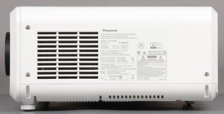Инсталляционный LCD-проектор Panasonic PT-MZ670E со сменными объективами, фото 3