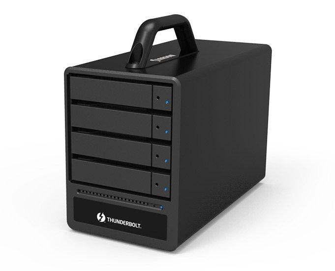Дисковый массив Stardom SR4-TB3 оснащен интерфейсом Thunderbolt 3, фото 1