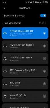 TWS-гарнитура Tecno Hipods H1:, фото 24