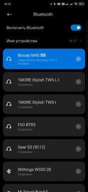 TWS-гарнитура A4Tech Bloody M90:, фото 25