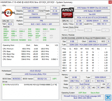 Игровой ноутбук Asus ROG Strix G15 Advantage Edition G513QY:, фото 85