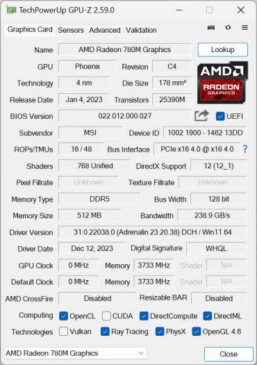 Игровой ноутбук MSI Katana A17 AI B8VG (858RU) с AMD Ryzen 9 8945HS и Nvidia GeForce RTX 4070 Laptop:, фото 100