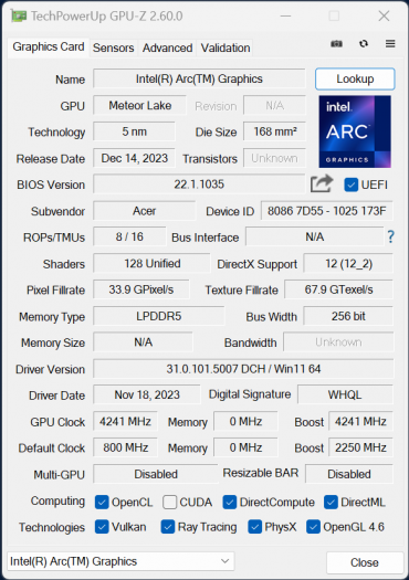 Портативная рабочая станция Acer Swift X 14 (SFX14-72G-72DH), фото 92