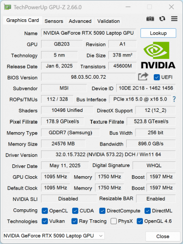 Игровой ноутбук MSI Titan 18 HX AI A2XWJG-076RU:, фото 119