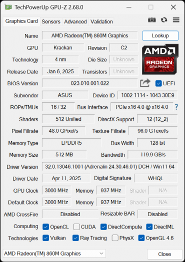 Игровой ноутбук Asus ROG Zephyrus G16 GA605KM, фото 126